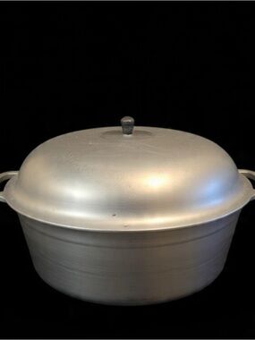 🍓Vintage Magestic Ware Magnalite Dutch Oven +lid  Aluminum Covered Roaster🍓
